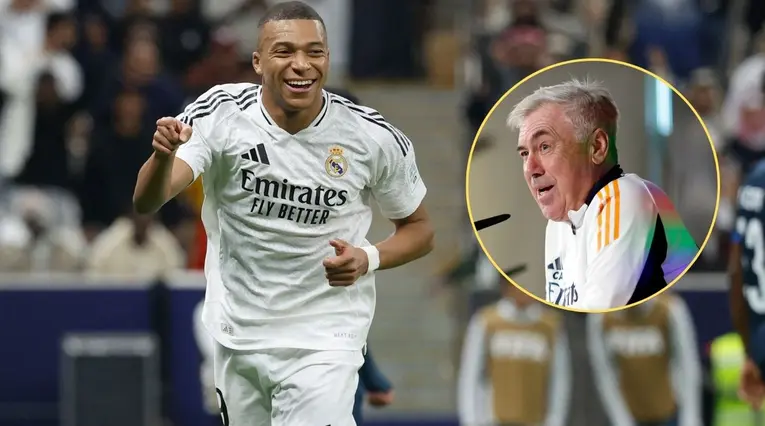 Ancelotti dio su voto de confianza para el futuro de Mbappé en Real Madrid
