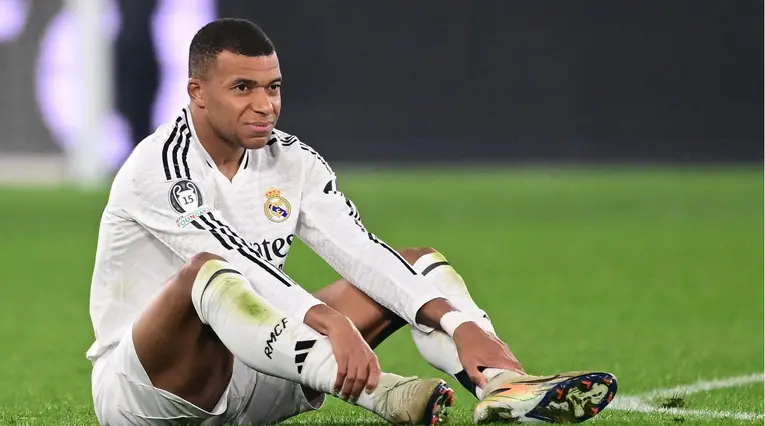 Kylian Mbappé con el Real Madrid