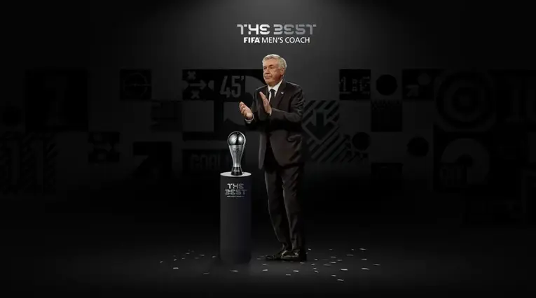 Carlo Ancelotti ganador de The Best