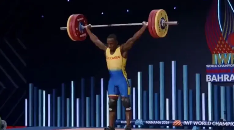 Edwin Lagarejo - campeón del Mundial de Levantamiento de Pesas