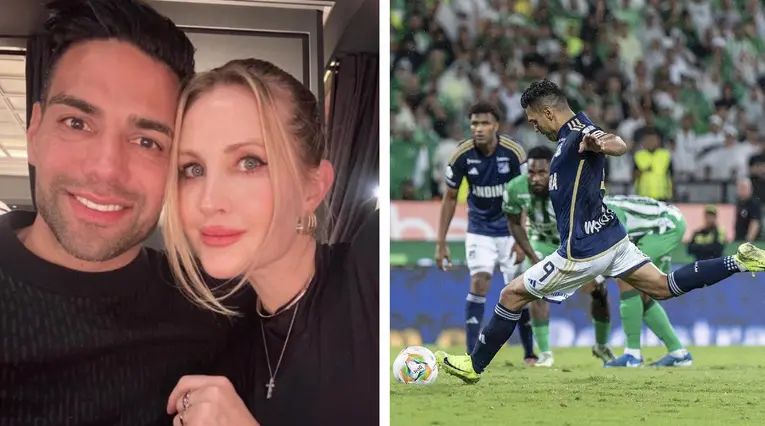 Falcao y Lorelei Tarón