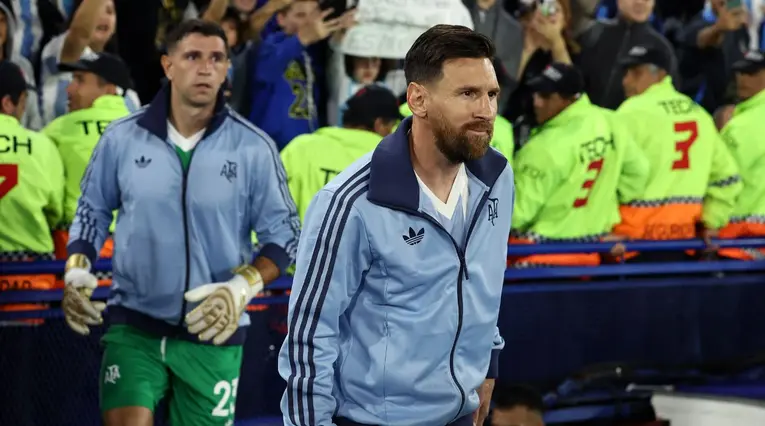 Lionel Messi con Argentina