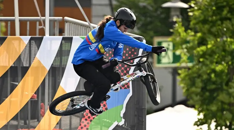 Queen Saray Villegas, ciclista colombiana