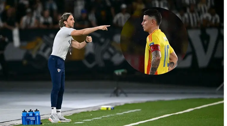 Luis Zubeldía critica a James Rodríguez