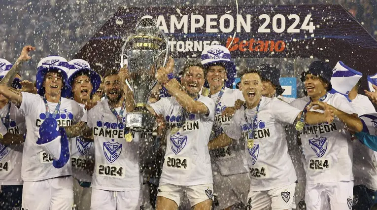 Vélez Sarsfield, campeón del fútbol de Argentina
