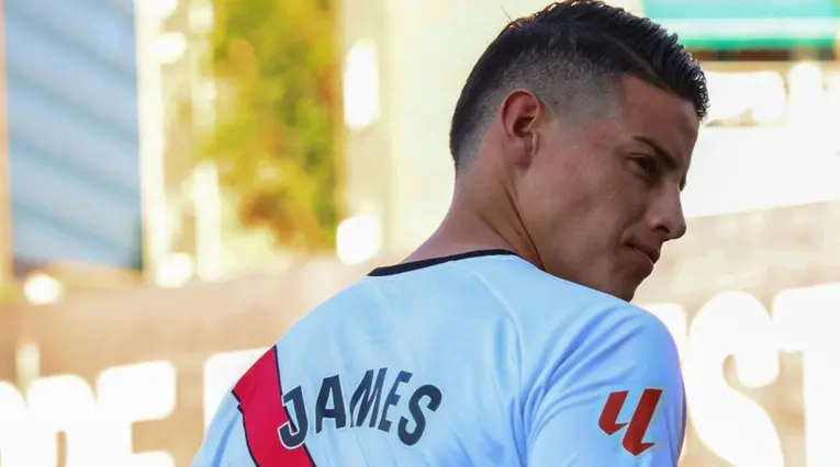 James Rodríguez con el Rayo Vallecano
