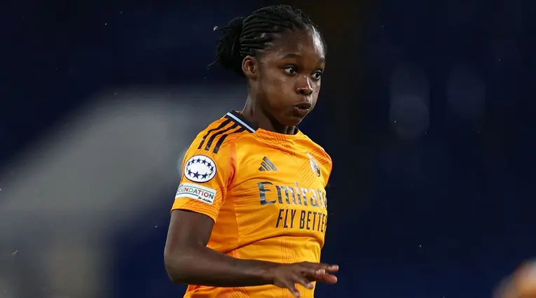 Linda Caicedo con el Real Madrid