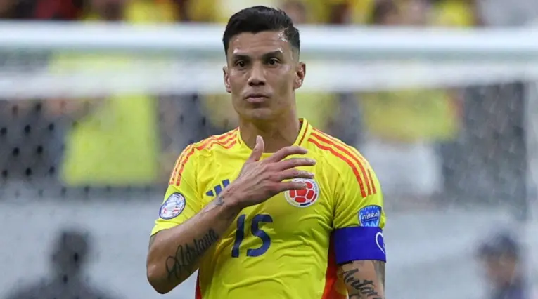 Matheus Uribe con la selección Colombia