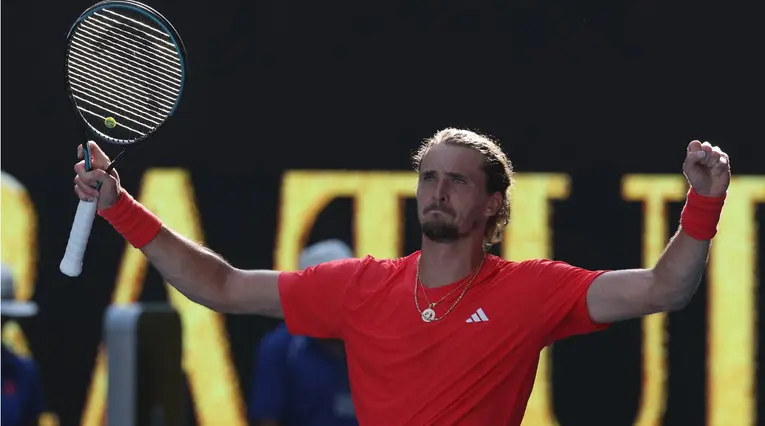 Alexander Zverev es nuevo semifinalista del Abierto de Australia 