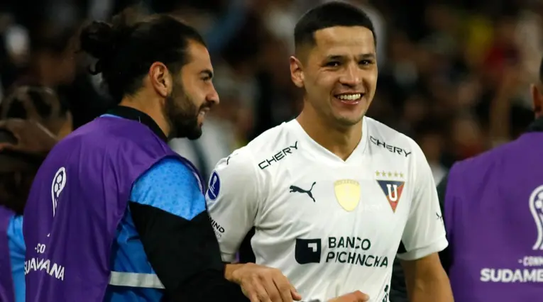 Alex Arce, con Liga de Quito
