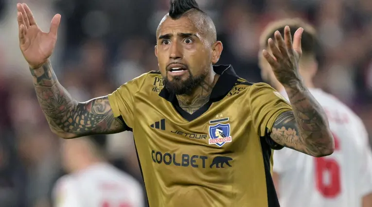 Arturo Vidal jugador de Colo Colo de Chile