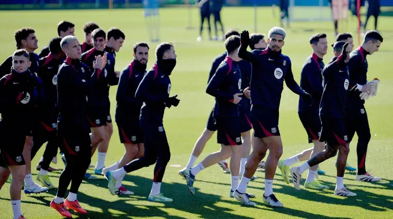 Entrenamiento del FC Barcelona