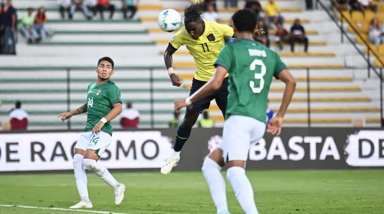 Bolivia y Ecuador se enfrentan por el Sudamericano Sub-20 del 2025