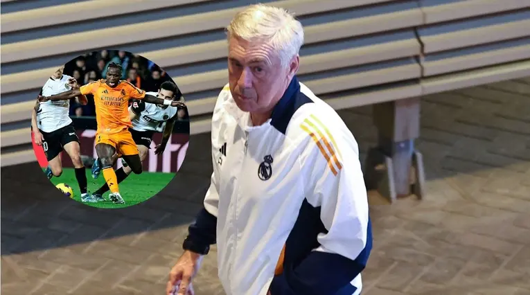 Apoyo de Carlo Ancelotti a Vinícius Jr tras su sanciónApoyo de Carlo Ancelotti a Vinícius Jr tras su sanción