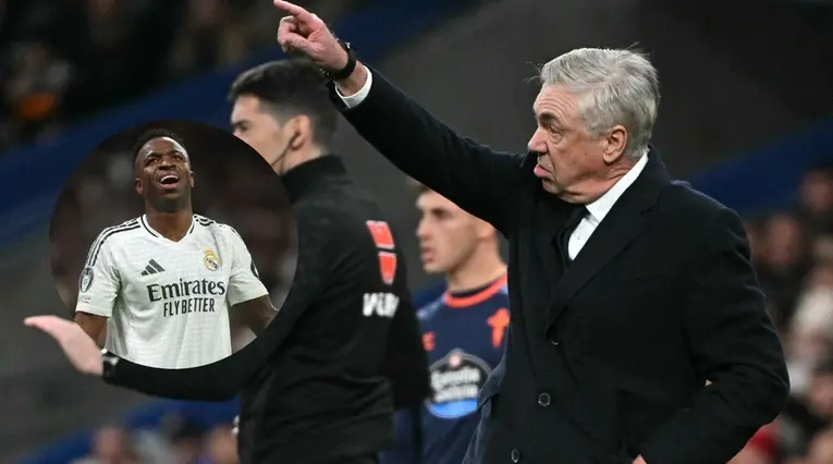 Carlo Ancelotti habla sobre la salida de Vinícius Junior del Real Madrid