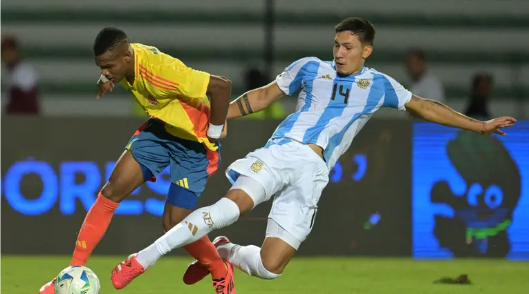 Colombia vs Argentina Sudamericano Sub20