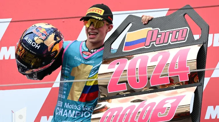 David Alonso, campeón de Moto2