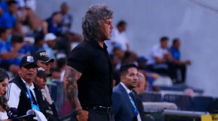 Leonel Álvarez con Emelec