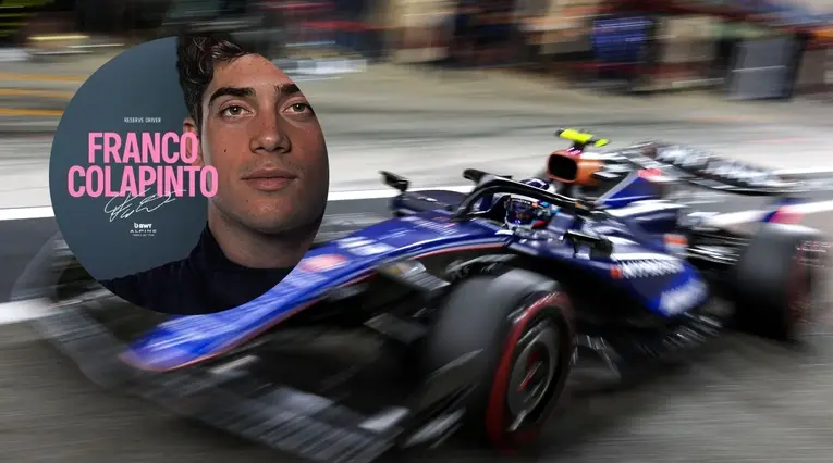 Franco Colapinto es nuevo piloto de Alpine para disputar la F1
