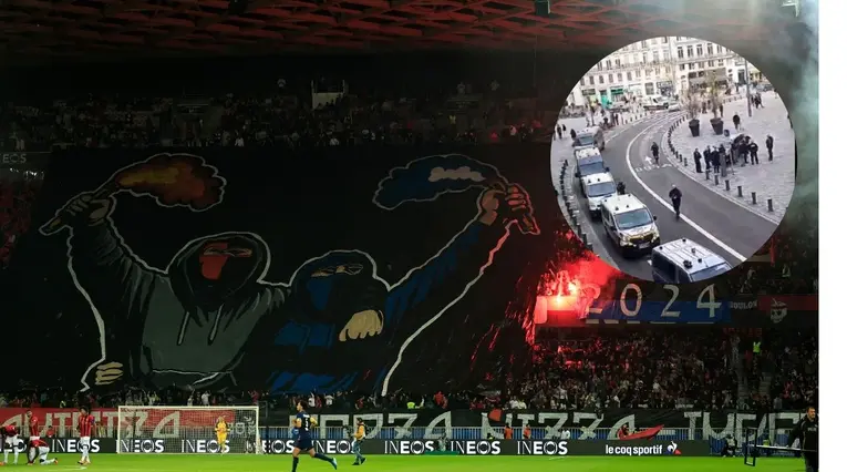 Desmanes en la Champions League: capturan más de 80 hinchas en Francia y Alemania