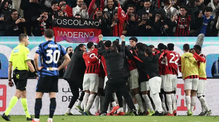 Inter y Milan en la final de la Supercopa de Italia 2025
