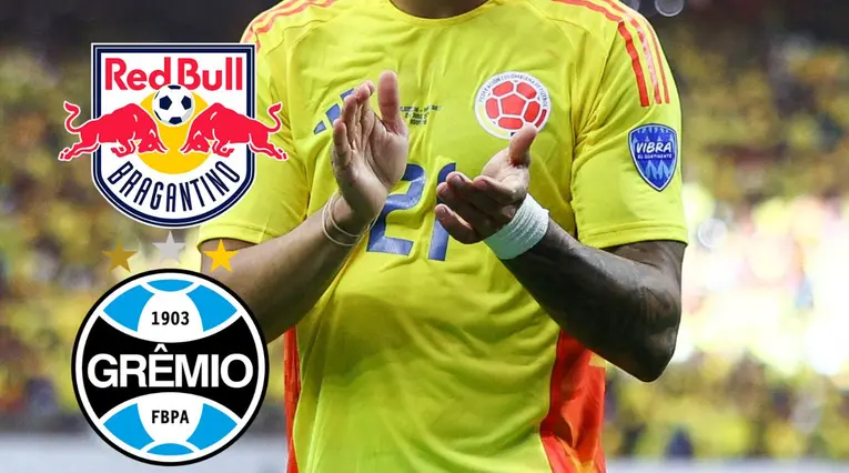 Gremio y Bragantino van por Juan Camilo Portilla
