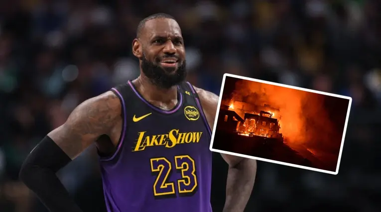 LeBron James, jugador de los Lakers