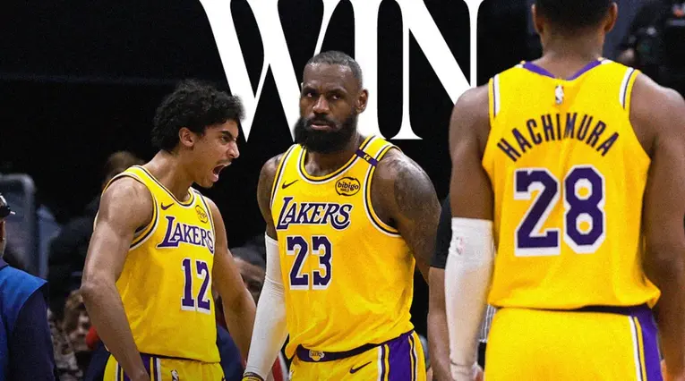 Lakers vuelve a ganar en la NBA con ayuda de LeBron y Bronny James