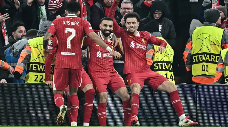 Luis Díaz en el Liverpool vs Lille