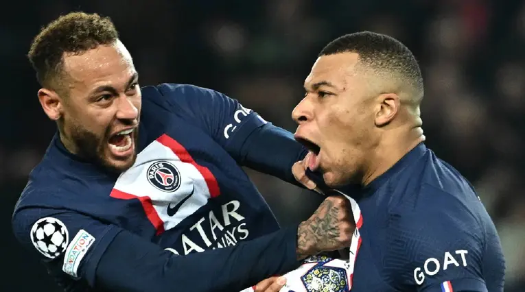 Neymar y Mbappé
