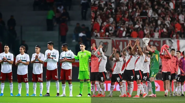 River Plate y México se enfrentan en un amistoso en el Monumental