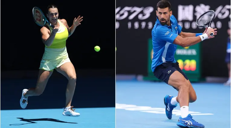 Sabalenka y Djokovic