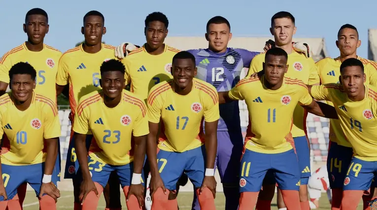 Selección Colombia Sub-20 en partido amistoso - 2025