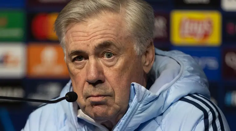 Carlo Anceotti con el Real Madrid