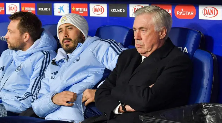 Carlo Ancelotti con el Real Madrid