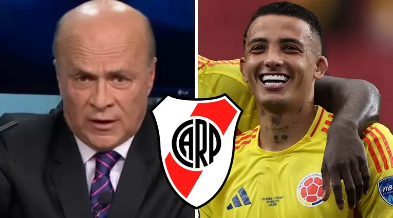 Carlos Antonio Vélez y Kevin Castaño con River Plate