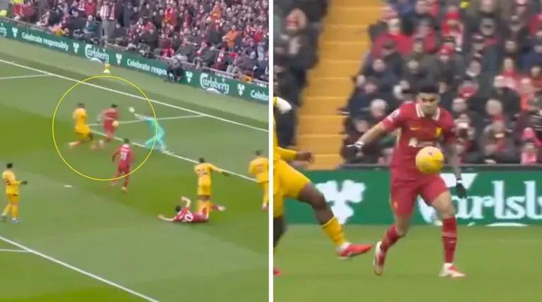Gol de Luis Díaz con Liverpool