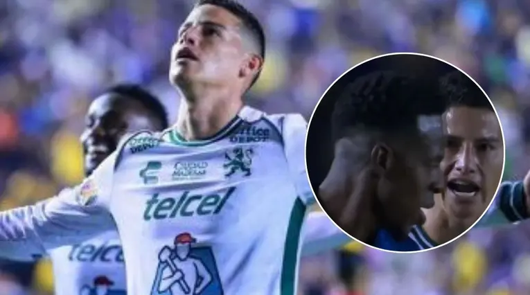 VIDEO: James hace todo en León: así fue su pelea con Cristian Borja