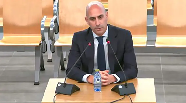 Luis Rubiales en el Tribunal por beso a Jenni Hermoso