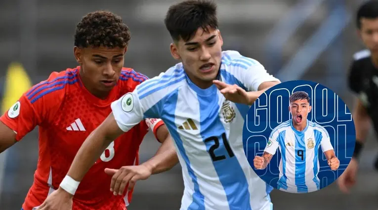 Argentina venció a Chile en el Sudamericano Sub 20