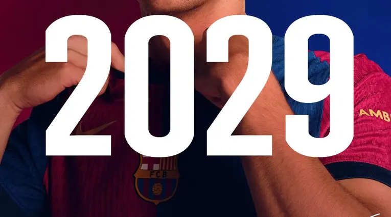 Barcelona renovó destacada figura hasta 2029. 