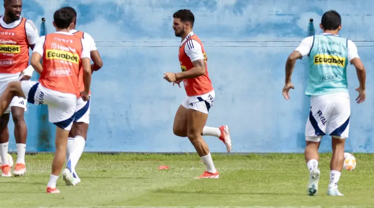 Emelec entrenamiento en la LigaPro Ecuabet