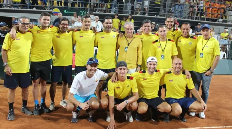 Equipo Colombia Colsanitas en la Copa Davis 2025