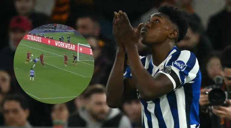 Golazo de Omordion con Porto a la Roma en Europa League