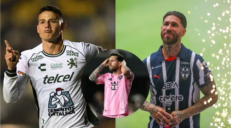 James Rodríguez y Sergio Ramos ponen a la Liga MX en un puesto más alto que la MLS