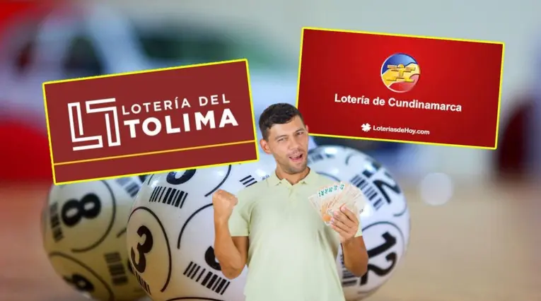 Resultados de las loterías de Tolima y Cundinamarca