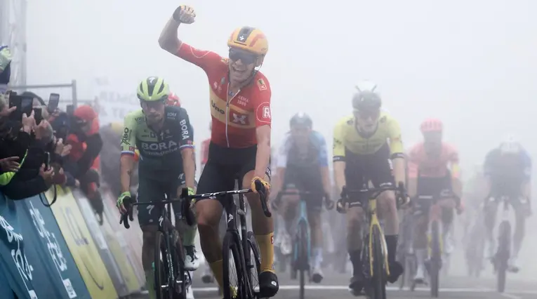 Magnus Cort Nielsen celebrando