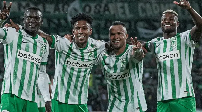 Jugadores de Atlético Nacional