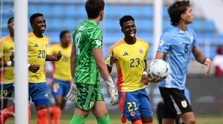 Neiser Villarreal en el Sudamericano Sub-20