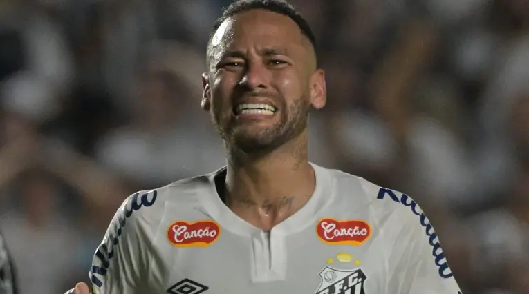 Primer partido de Neymar como titular en Santos